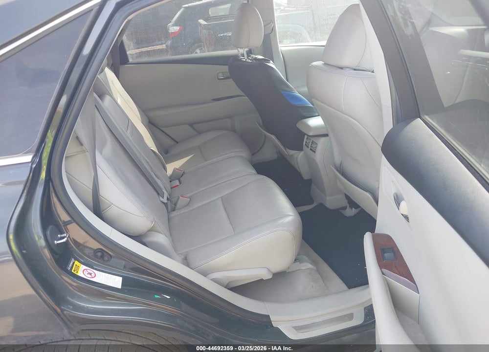 2010 LEXUS RX 350 VIN: 2T2BK1BA9AC015579