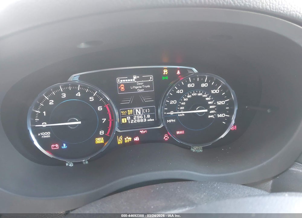 2018 SUBARU FORESTER 2.0XT TOURING VIN: JF2SJGWC8JH493110