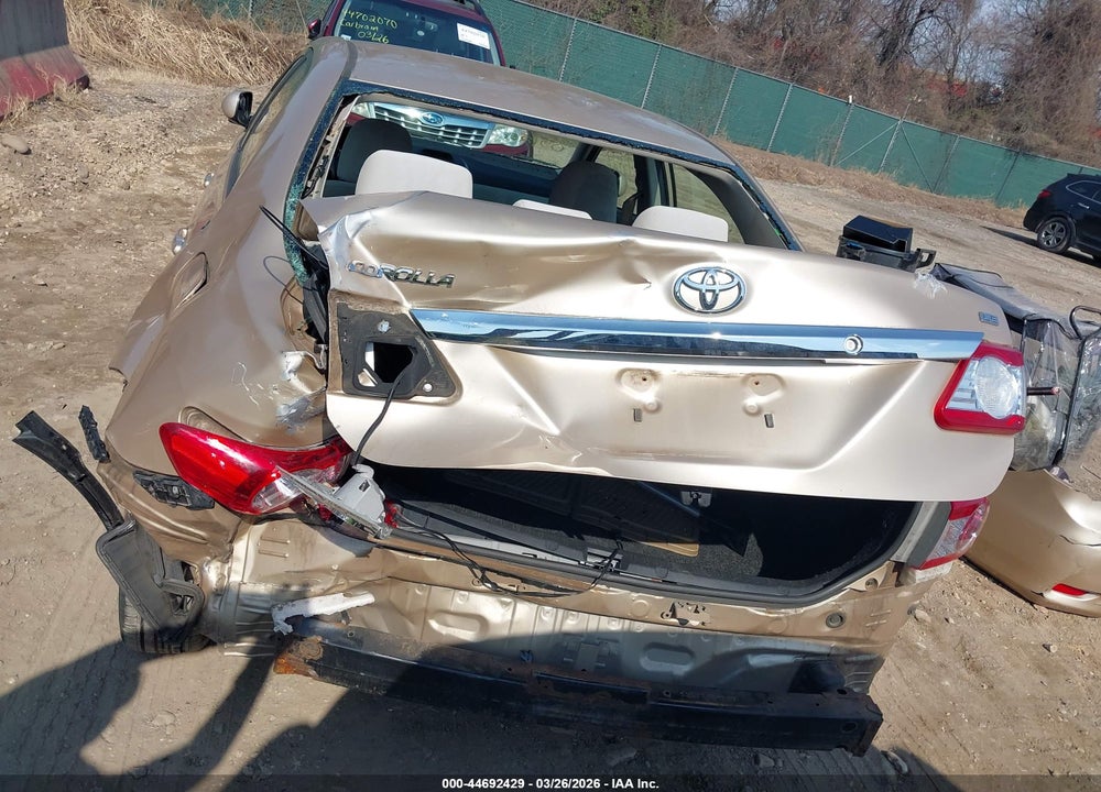 2011 TOYOTA COROLLA LE VIN: JTDBU4EEXB9135199