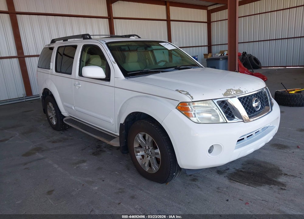 2010 NISSAN PATHFINDER SE VIN: 5N1AR1NN5AC624148