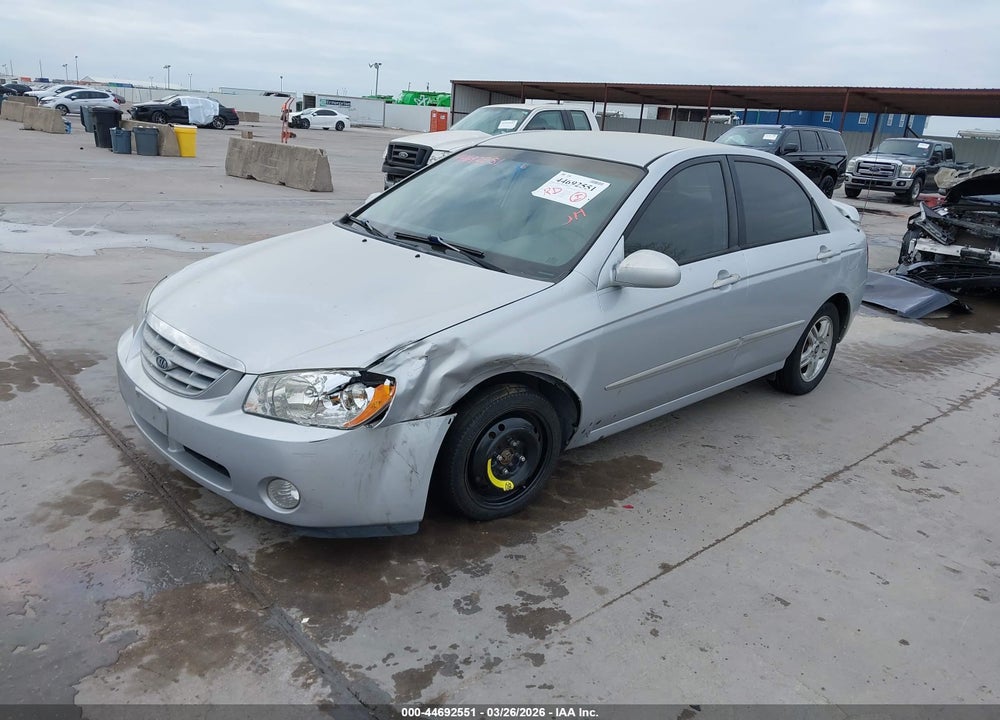 2004 KIA SPECTRA EX/LX VIN: KNAFE121745064520