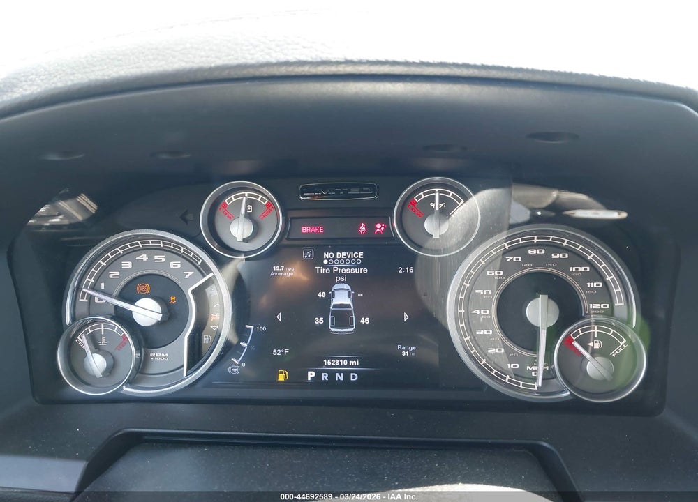 2014 RAM 1500 LONGHORN LIMITED VIN: 1C6RR7WT6ES338254