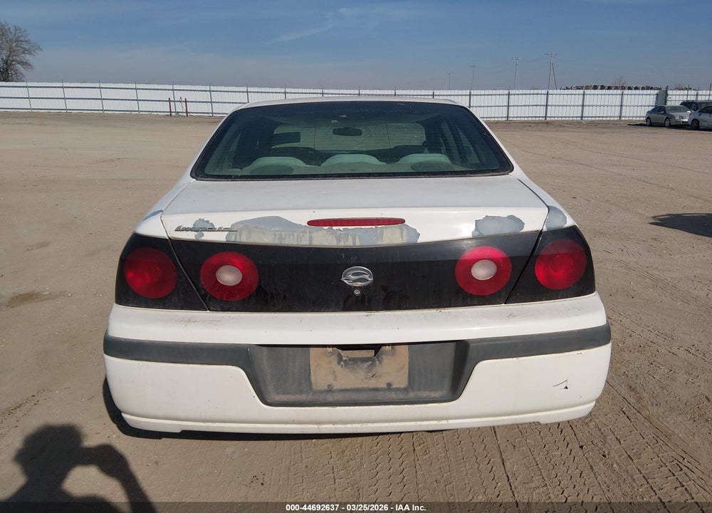 2005 CHEVROLET IMPALA VIN: 2G1WF52EX59208195