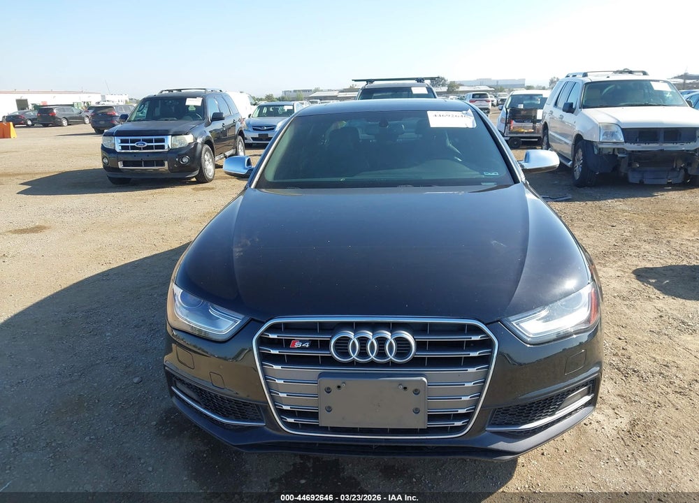 2014 AUDI S4 3.0T PREMIUM PLUS VIN: WAUBGAFLXEA108667