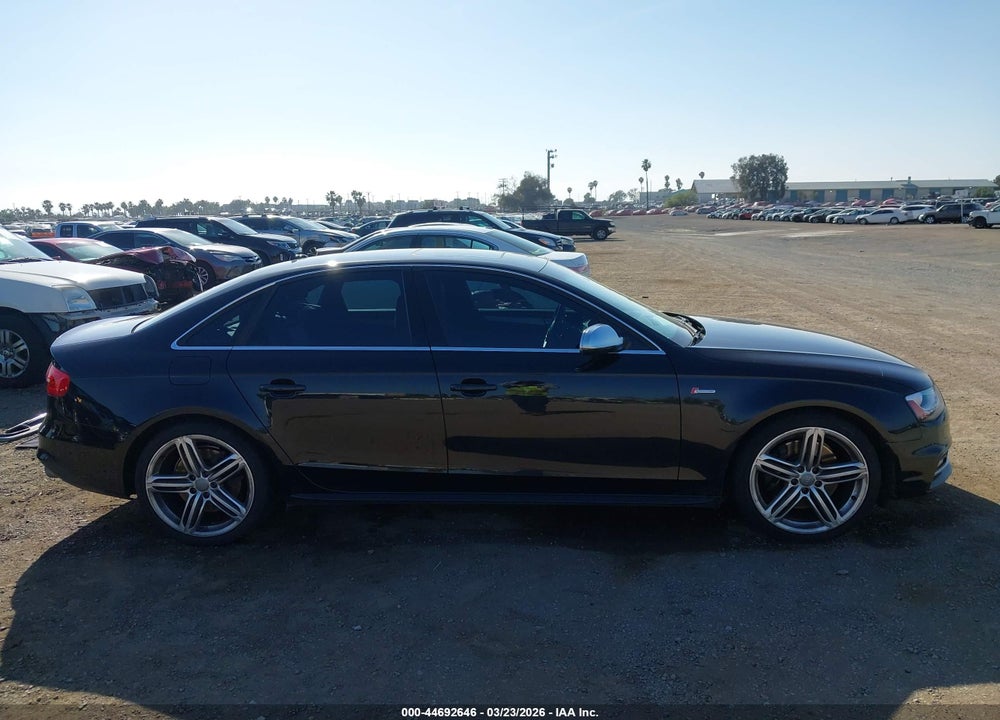 2014 AUDI S4 3.0T PREMIUM PLUS VIN: WAUBGAFLXEA108667