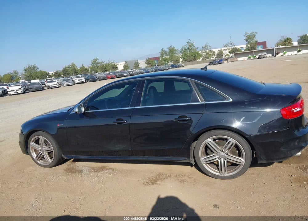 2014 AUDI S4 3.0T PREMIUM PLUS VIN: WAUBGAFLXEA108667