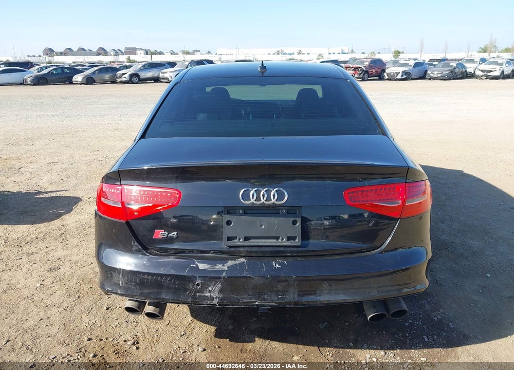 2014 AUDI S4 3.0T PREMIUM PLUS VIN: WAUBGAFLXEA108667