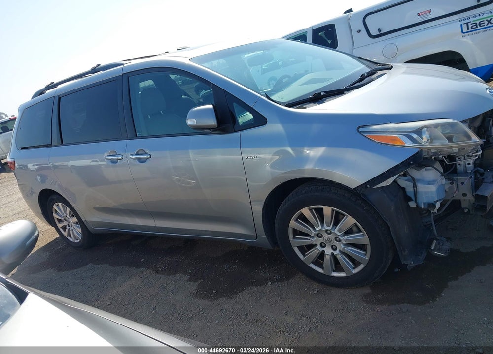2017 TOYOTA SIENNA LIMITED 7 PASSENGER VIN: 5TDDZ3DC5HS148683