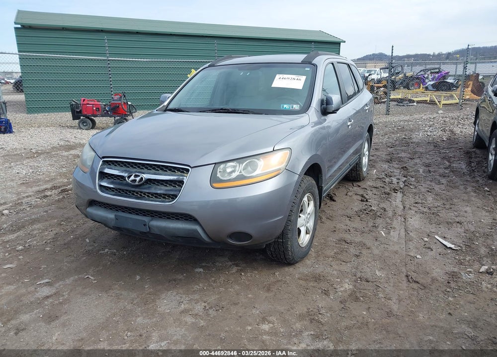 2008 HYUNDAI SANTA FE GLS VIN: 5NMSG73DX8H156277