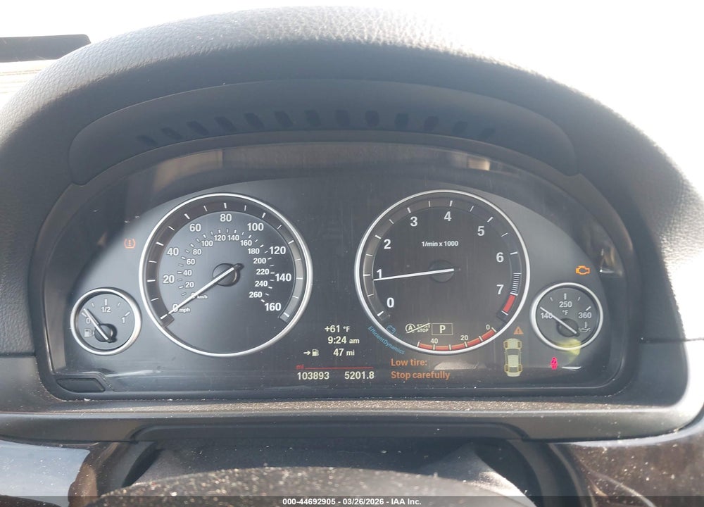 2014 BMW 528I XDRIVE VIN: WBA5A7C5XED612366
