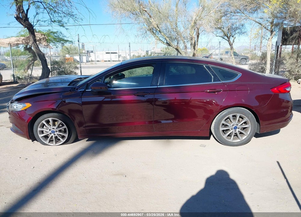 2017 FORD FUSION S VIN: 3FA6P0G72HR380095