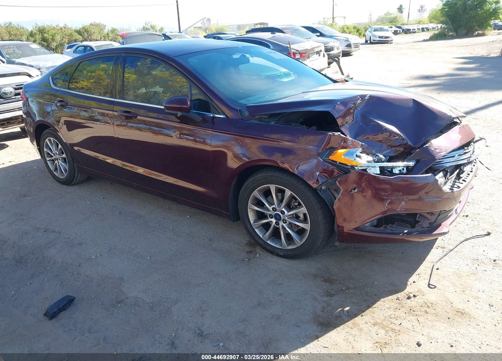 2017 FORD FUSION S VIN: 3FA6P0G72HR380095