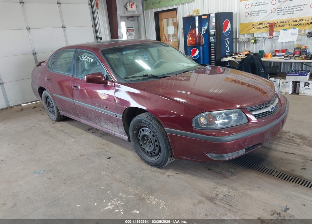 2001 CHEVROLET IMPALA LS VIN: 2G1WH55K919311274