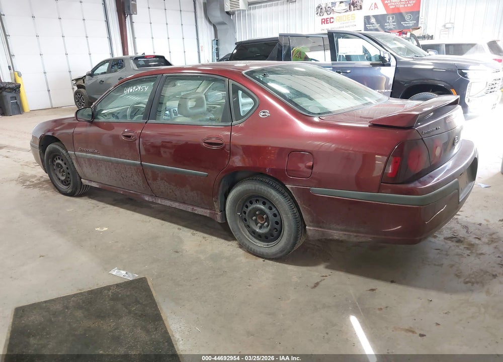 2001 CHEVROLET IMPALA LS VIN: 2G1WH55K919311274