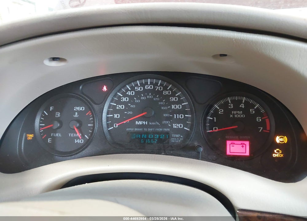 2001 CHEVROLET IMPALA LS VIN: 2G1WH55K919311274