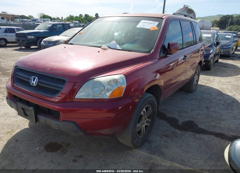 2004 HONDA PILOT EX-L VIN: 2HKYF186X4H501096