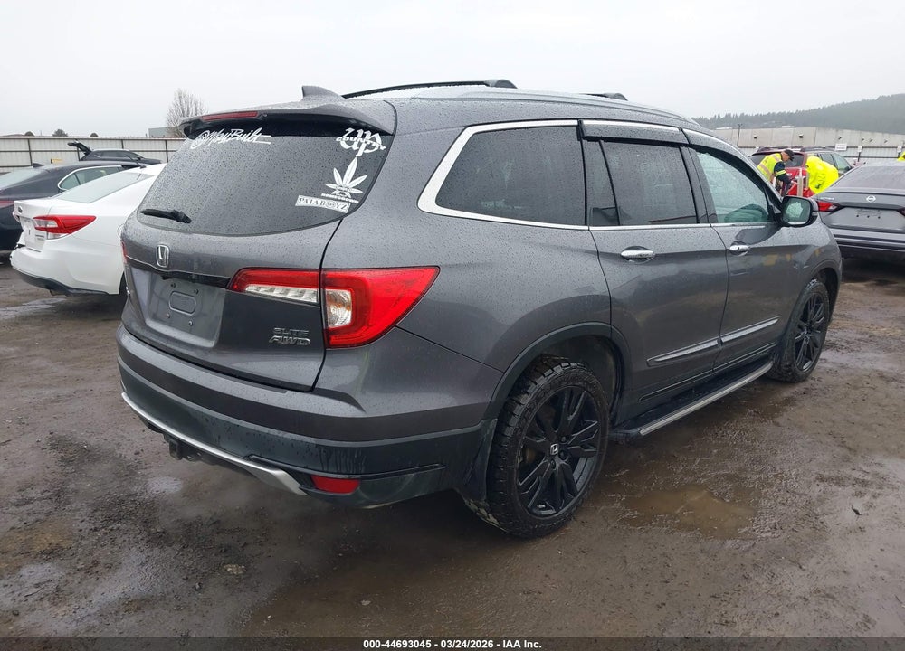 2019 HONDA PILOT ELITE VIN: 5FNYF6H06KB001747