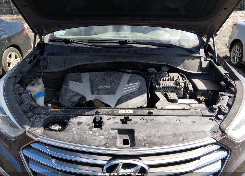 2014 HYUNDAI SANTA FE GLS VIN: KM8SRDHF6EU087977