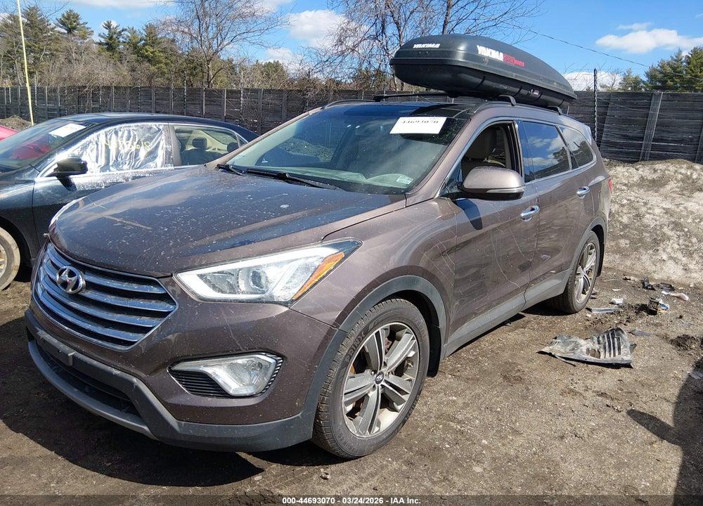 2014 HYUNDAI SANTA FE GLS VIN: KM8SRDHF6EU087977