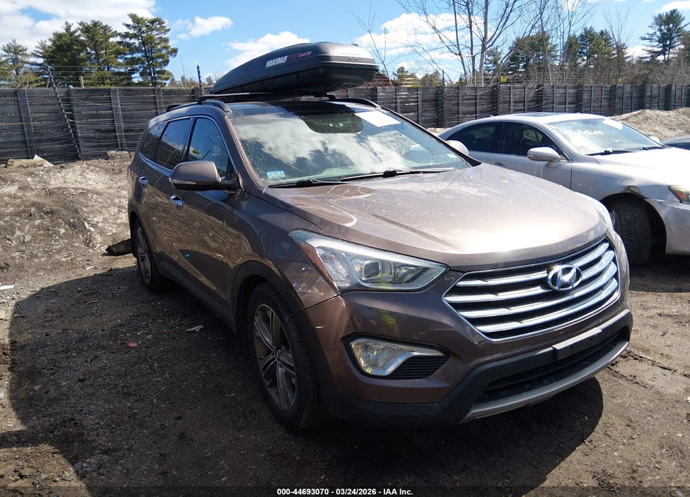 2014 HYUNDAI SANTA FE GLS VIN: KM8SRDHF6EU087977