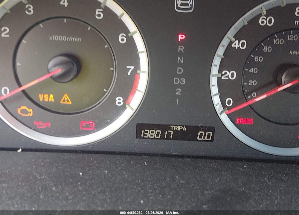 2009 HONDA ACCORD 2.4 EX VIN: 1HGCP26759A125612