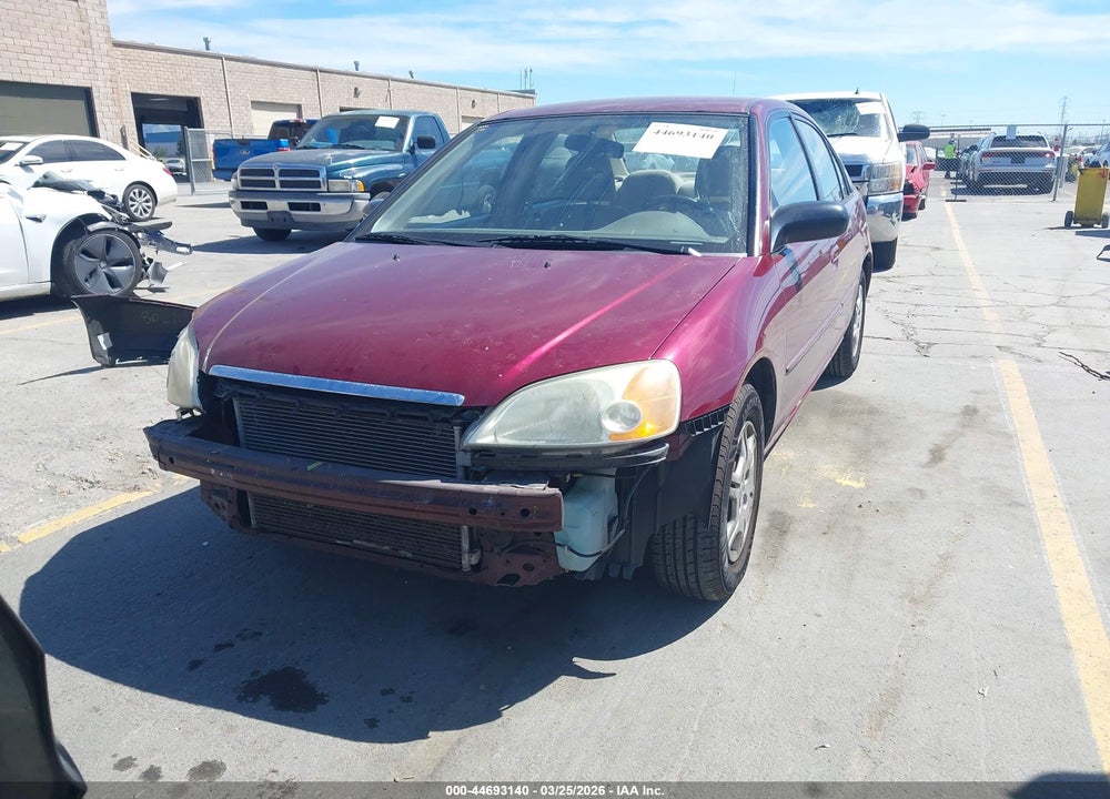 2002 HONDA CIVIC LX VIN: 2HGES16512H552437