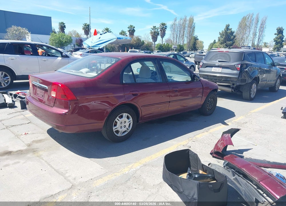 2002 HONDA CIVIC LX VIN: 2HGES16512H552437