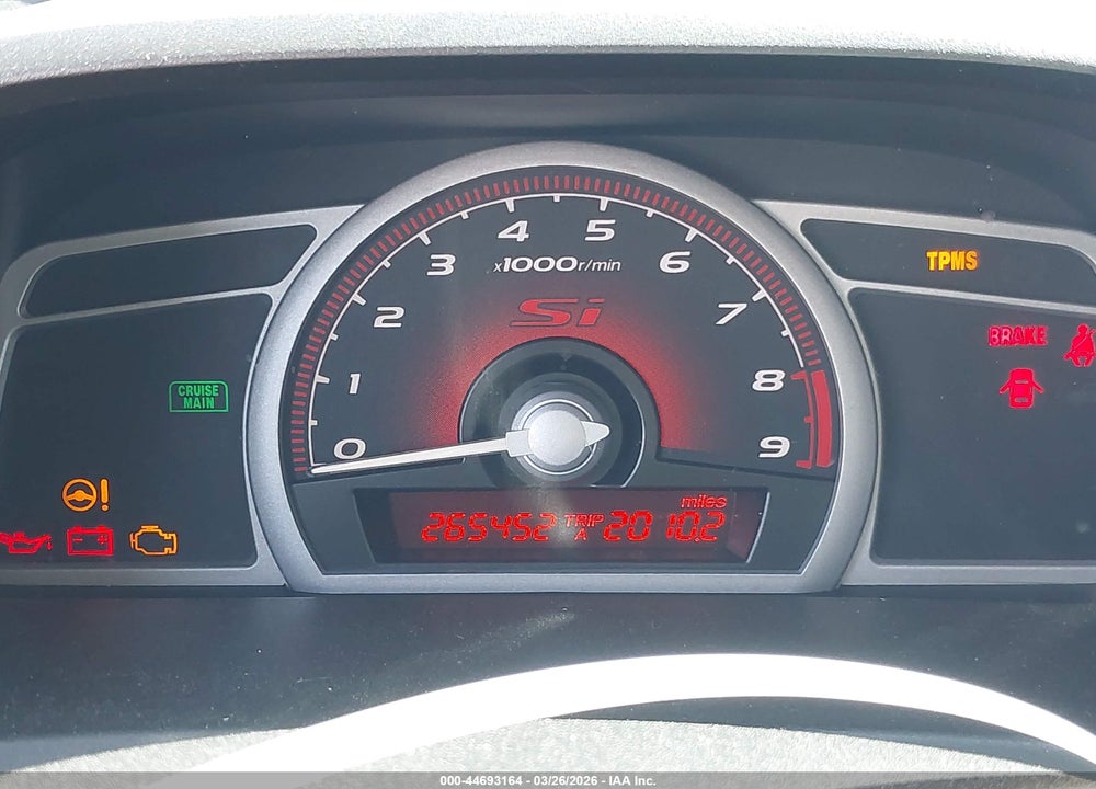 2010 HONDA CIVIC SI VIN: 2HGFA5E59AH701224