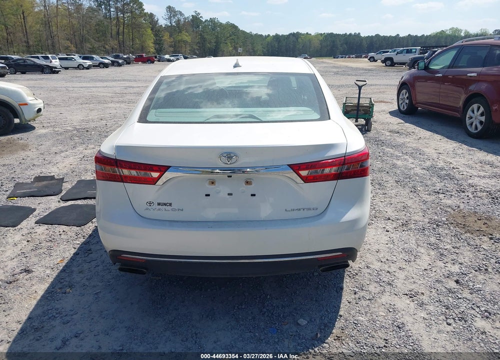2016 TOYOTA AVALON LIMITED VIN: 4T1BK1EB4GU237480