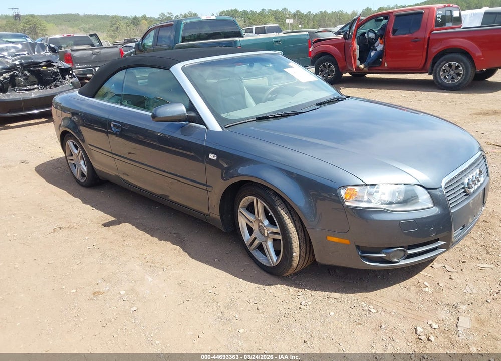 2007 AUDI A4 2.0T VIN: WAUAF48H07K022662