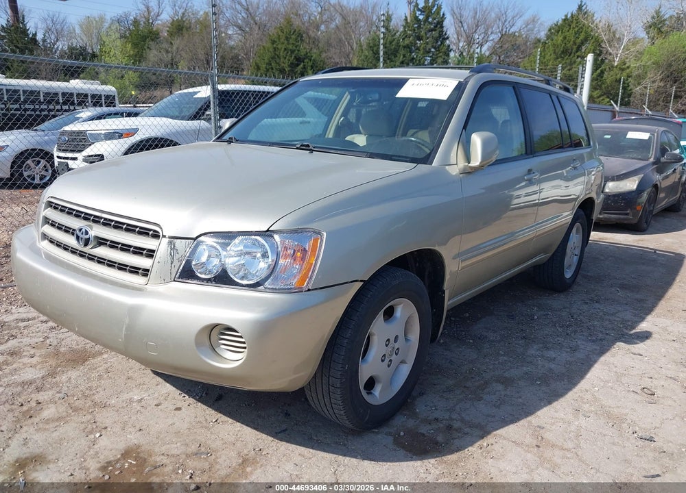 2001 TOYOTA HIGHLANDER VIN: JTEGD21A310019502