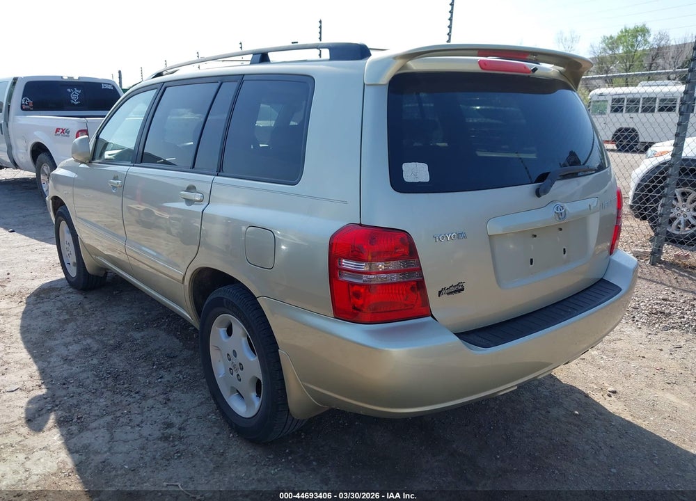 2001 TOYOTA HIGHLANDER VIN: JTEGD21A310019502