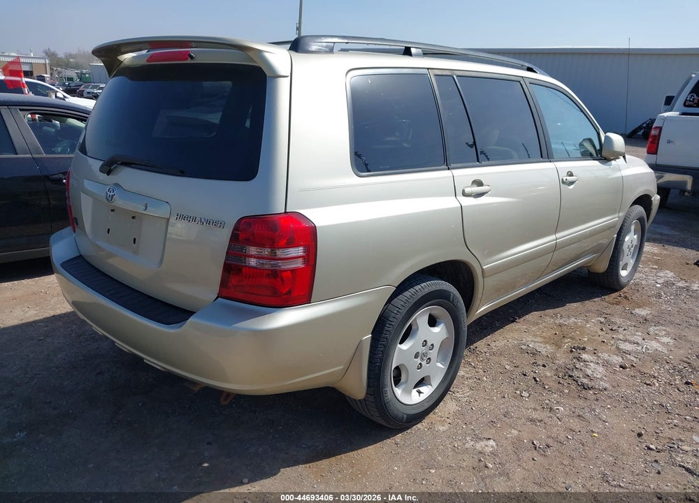 2001 TOYOTA HIGHLANDER VIN: JTEGD21A310019502