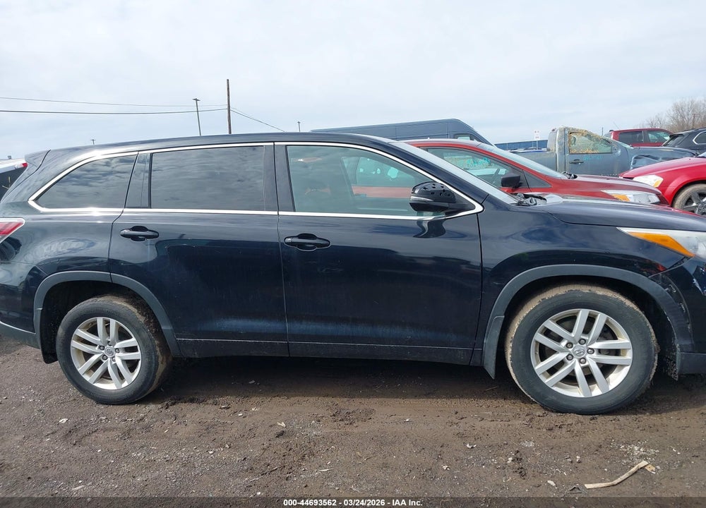 2015 TOYOTA HIGHLANDER LE V6 VIN: 5TDBKRFH0FS081625