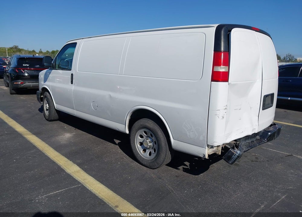2012 CHEVROLET EXPRESS 1500 WORK VAN VIN: 1GCSGAFX9C1186179