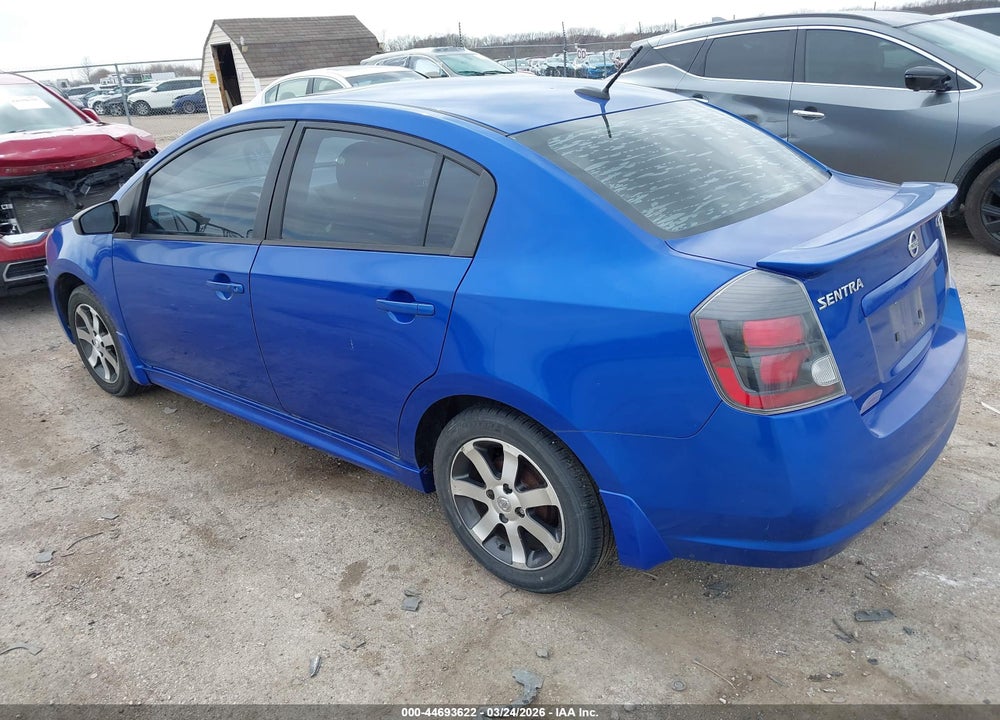 2012 NISSAN SENTRA 2.0 SR VIN: 3N1AB6APXCL730912