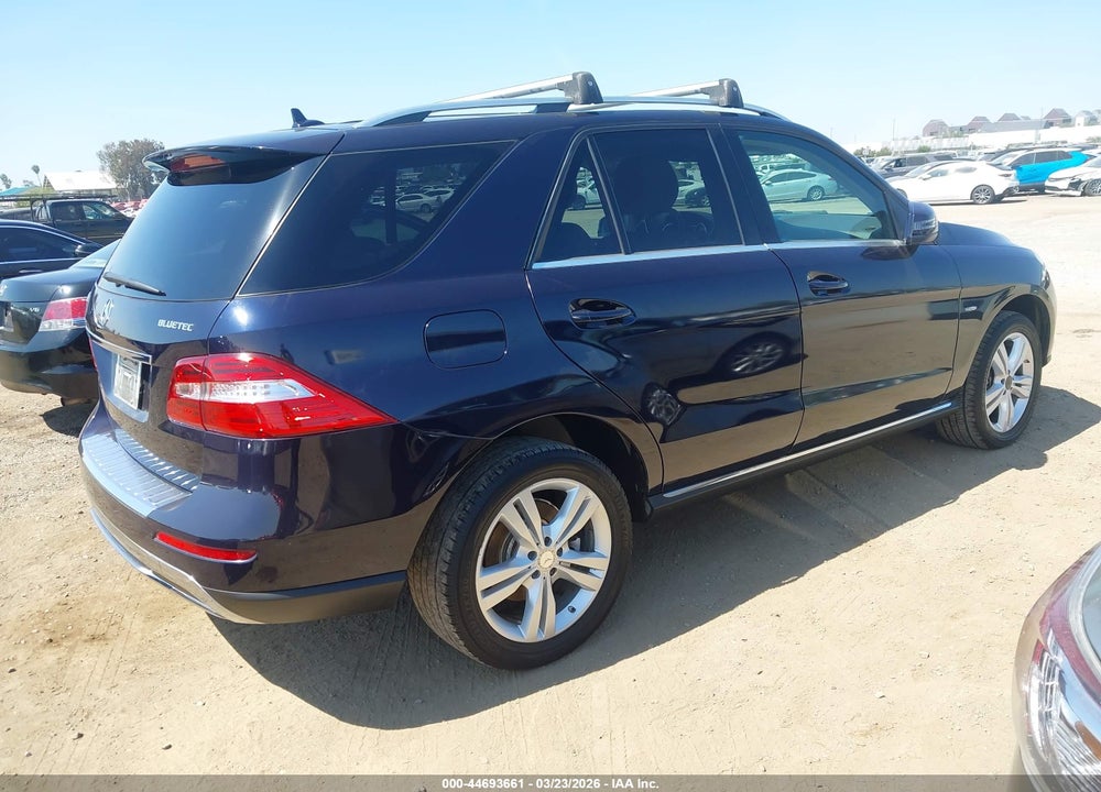 2012 MERCEDES-BENZ ML 350 BLUETEC 4MATIC VIN: 4JGDA2EB0CA050993