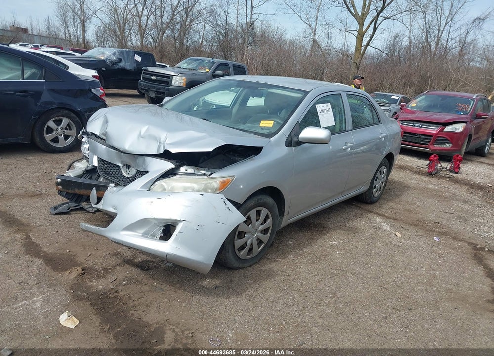 2009 TOYOTA COROLLA LE VIN: JTDBL40E09J049788