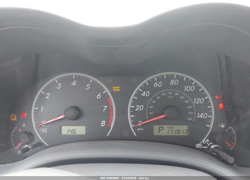 2009 TOYOTA COROLLA LE VIN: JTDBL40E09J049788