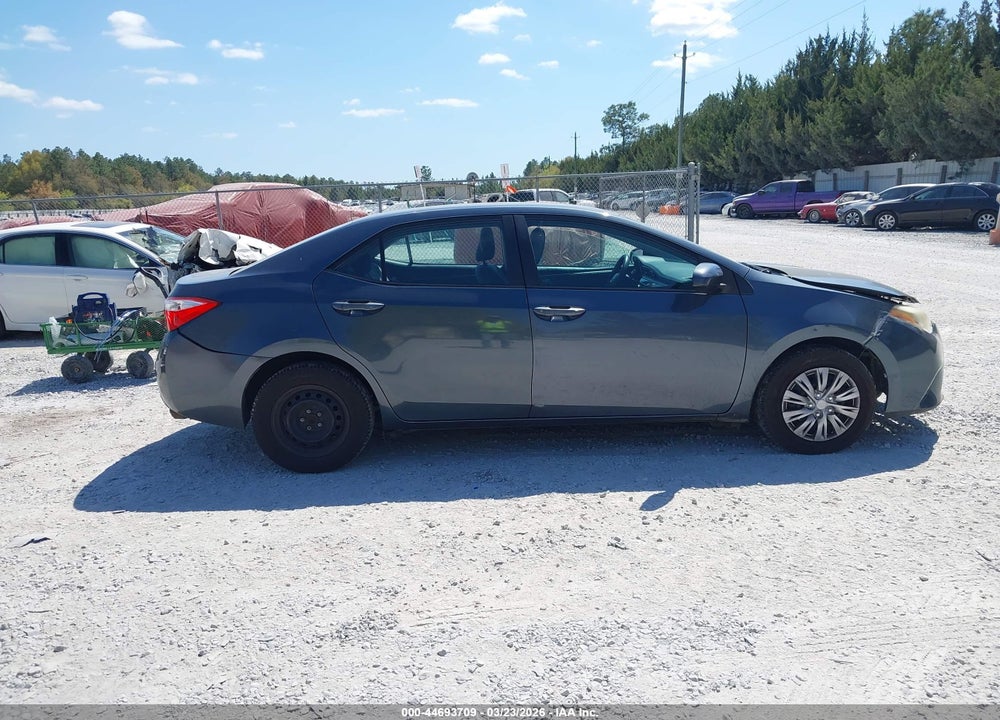 2014 TOYOTA COROLLA L VIN: 2T1BURHE2EC161058