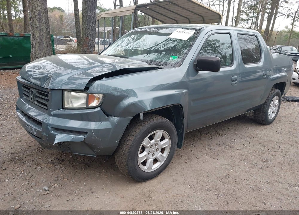 2006 HONDA RIDGELINE RTL VIN: 2HJYK16536H559984