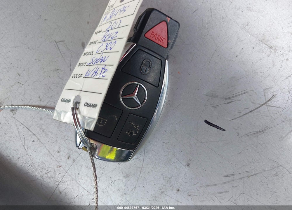 2017 MERCEDES-BENZ C 300 SPORT VIN: 55SWF4JBXHU186495