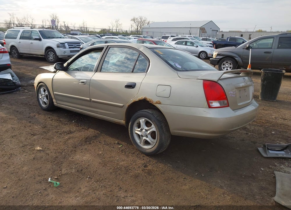 2003 HYUNDAI ELANTRA GLS/GT VIN: KMHDN45DX3U600216