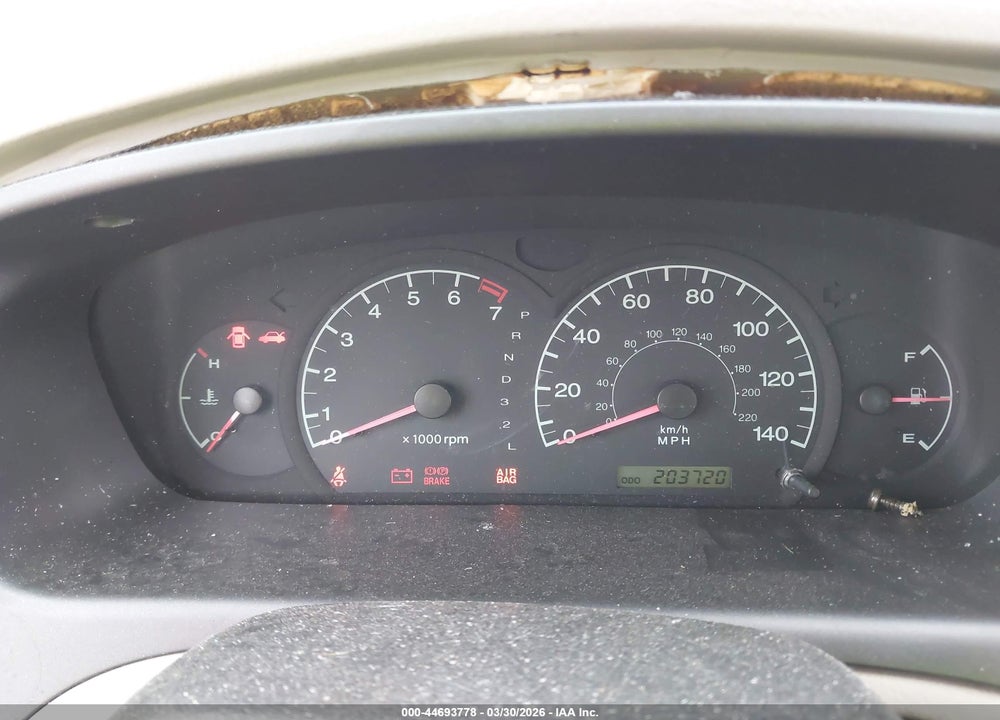 2003 HYUNDAI ELANTRA GLS/GT VIN: KMHDN45DX3U600216