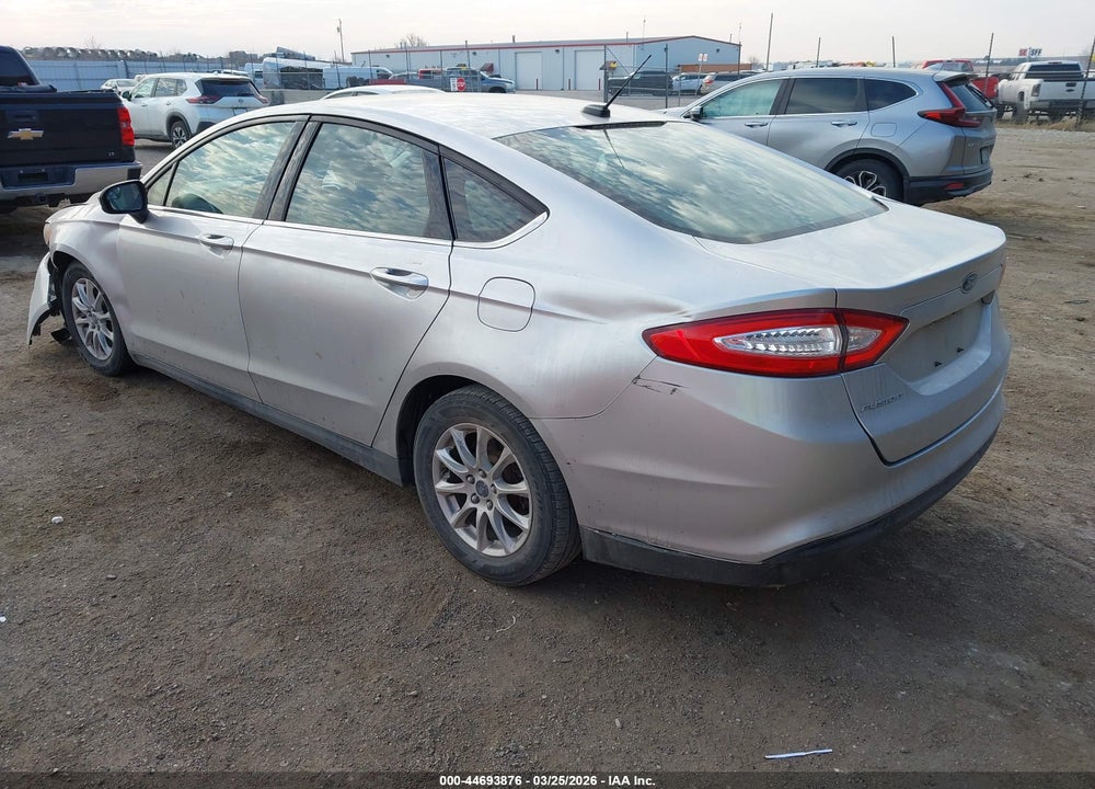 2016 FORD FUSION S VIN: 3FA6P0G78GR388863