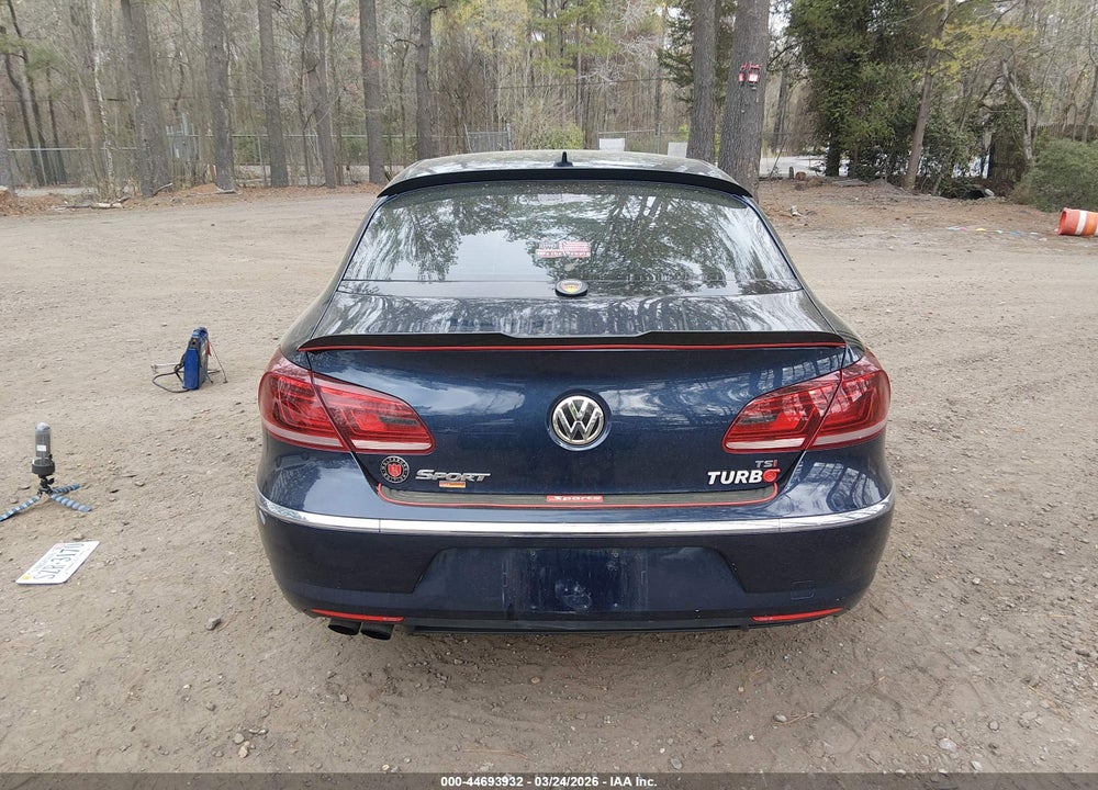 2016 VOLKSWAGEN CC 2.0T SPORT VIN: WVWBN7AN1GE514398