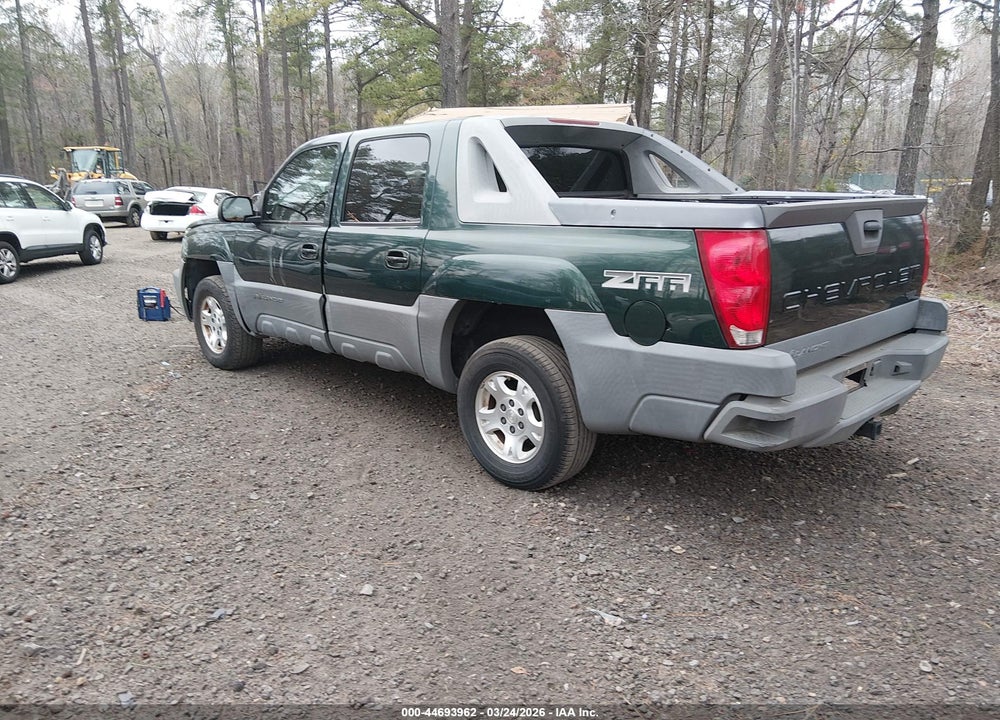 2002 CHEVROLET AVALANCHE 1500 VIN: 3GNEC13T82G117372