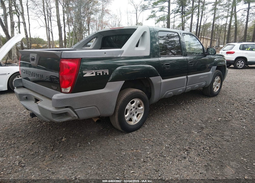 2002 CHEVROLET AVALANCHE 1500 VIN: 3GNEC13T82G117372