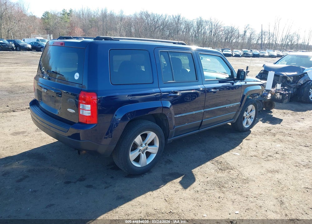 2016 JEEP PATRIOT LATITUDE VIN: 1C4NJRFBXGD790457