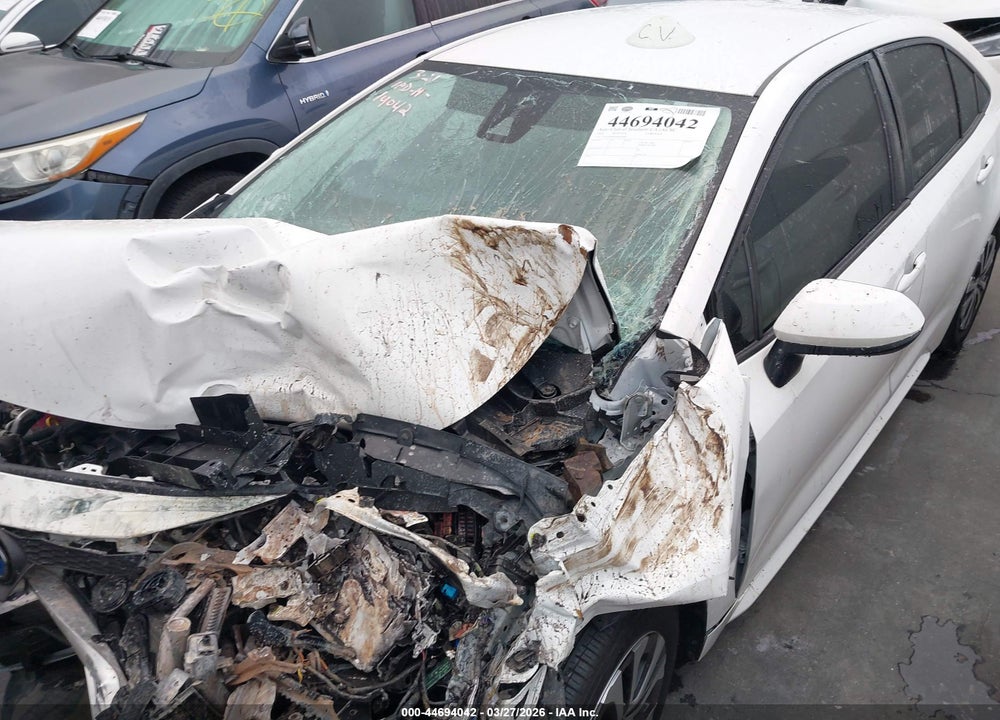 2022 TOYOTA COROLLA HYBRID LE VIN: JTDEAMDE4NJ053446